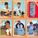 1966 Topps Chicago White Sox Team Lot 8 Team Card Ron Hansen Ken Berry Al Weis !