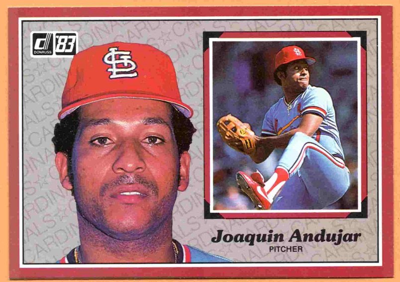 St Louis Cardinals Joaquin Andujar 1983 Donruss Action All Stars #27 nr mt !