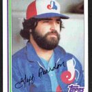 Montreal Expos Jeff Reardon 1982 Topps Baseball Card #667 nr mt !