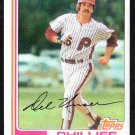 Philadelphia Phillies Del Unser 1982 Topps Baseball Card #713 nr mt