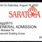 Saratoga Race Course 2023 Alabama Stakes Program and Ticket Randomized Joel Rosario Chad Brown