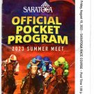 Saratoga Race Course 2023 Skidmore Stakes Pocket Program Ship Cadet Manny Franco Mike Maker !
