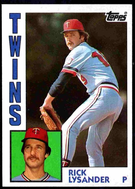 Minnesota Twins Rick Lysander RC Rookie Card 1984 Topps #639 nr mt !