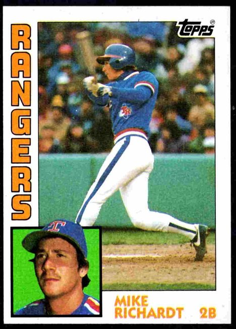 Texas Rangers Mike Richardt 1984 Topps #641 nr mt !