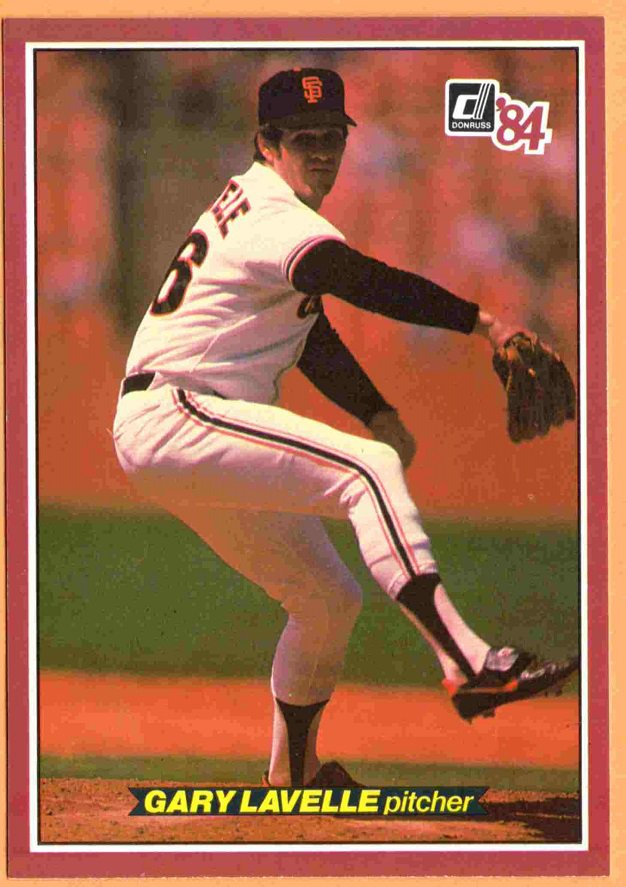 San Francisco Giants Gary Lavelle 1984 Donruss Action All Stars #1 nr mt !