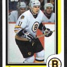 Boston Bruins Steve Kasper 1986 Topps Hockey Card #97 nr mt