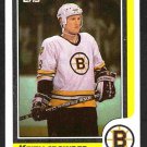 Boston Bruins Keith Crowder 1986 Topps Hockey Card #130 nr mt