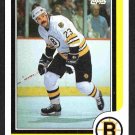 Boston Bruins Charlie Simmer 1986 Topps Hockey Card #145 nr mt