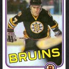 Boston Bruins Ray Bourque 1981 Topps Hockey Card #5 2nd year nr mt