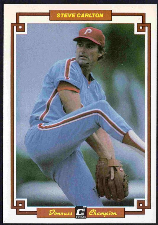 Philadelphia Phillies Steve Carlton 1984 Donruss Champion #38 nr mt