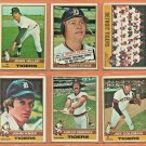 1976 Topps Detroit Tigers Team Lot 11 diff Bill Freehan Rusty Staub Team Card