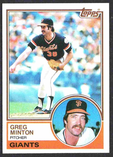 San Francisco Giants Greg Minton 1983 Topps #470 nr mt