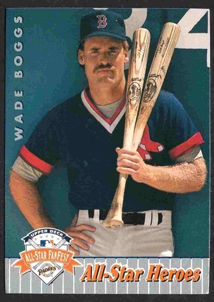 Boston Red Sox Wade Boggs 1992 Upper Deck Fanfest #13 nr mt