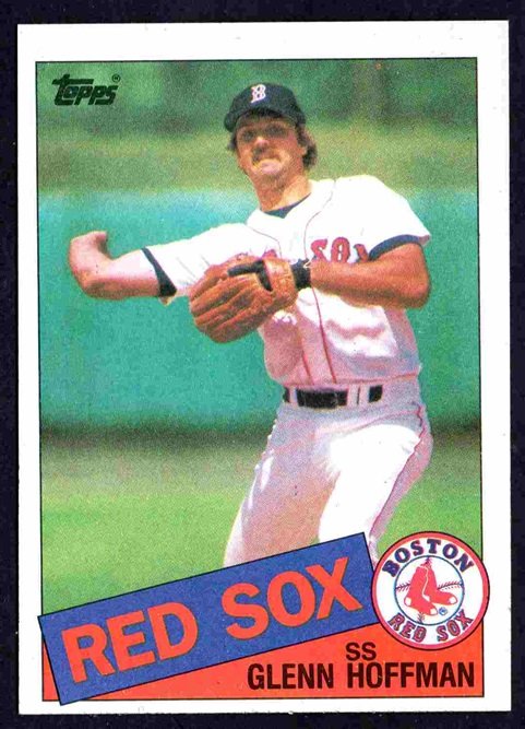 Boston Red Sox Glenn Hoffman 1985 Topps #633 nr mt