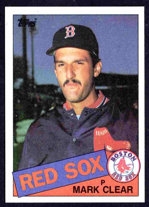 Boston Red Sox Mark Clear 1985 Topps #207 nr mt
