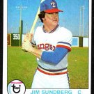 Texas Rangers Jim Sundberg 1979 Topps Baseball Card #120 nr mt