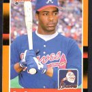 Atlanta Braves Ron Gant RC Rookie Card 1988 Donruss Baseball's Best #2 nm