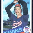 Minnesota Twins Mike Smithson 1985 Topps Baseball Card #483 nr mt