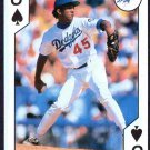 Los Angele Dodgers Pedro Martinez (HOF 2015) 1993 Baseball Rookies Playing Card # Jack of Spades Los Angele Dodgers Pedro Martinez (HOF 2015) 1993 Baseball Rookies Playing Card # Jack of Spades