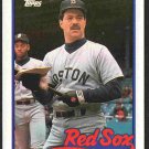 Boston Red Sox Rick Cerone 1989 Topps Baseball Card #96 nr mt Boston Red Sox Rick Cerone 1989 Topps Baseball Card #96 nr mt