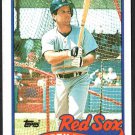 Boston Red Sox Marty Barrett 1989 Topps Baseball Card #155 nr mt