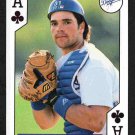 Los Angele Dodgers Mike Piazza (HOF 2016) 1993 Baseball Rookies Playing Card # Ace of Clubs Los Angele Dodgers Mike Piazza (HOF 2016) 1993 Baseball Rookies Playing Card # Ace of Clubs