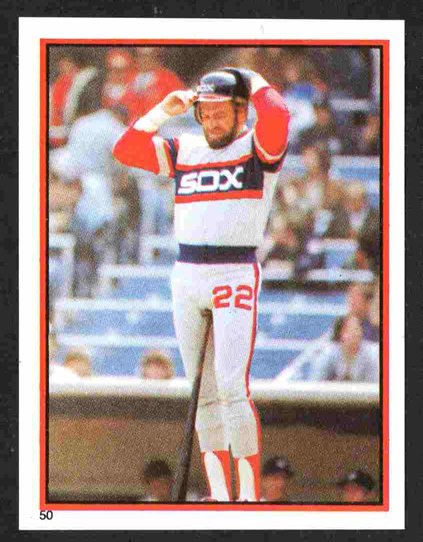 Chicago White Sox Steve Kemp 1983 Topps Sticker #50 nr mt