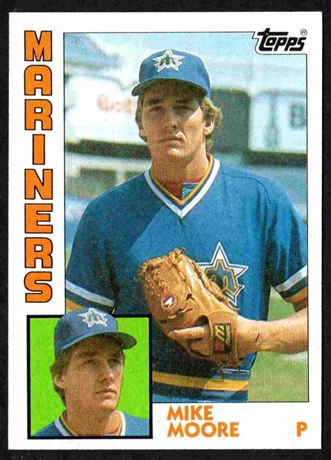 Seattle Mariners Mike Moore 1984 Topps #547 nr mt