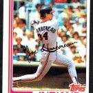 Cleveland Indians Joe Charboneau 1982 Topps Baseball Card # 630 nr mt  !