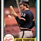 California Angels Jason Thompson 1981 Fleer Baseball Card #278 nr mt