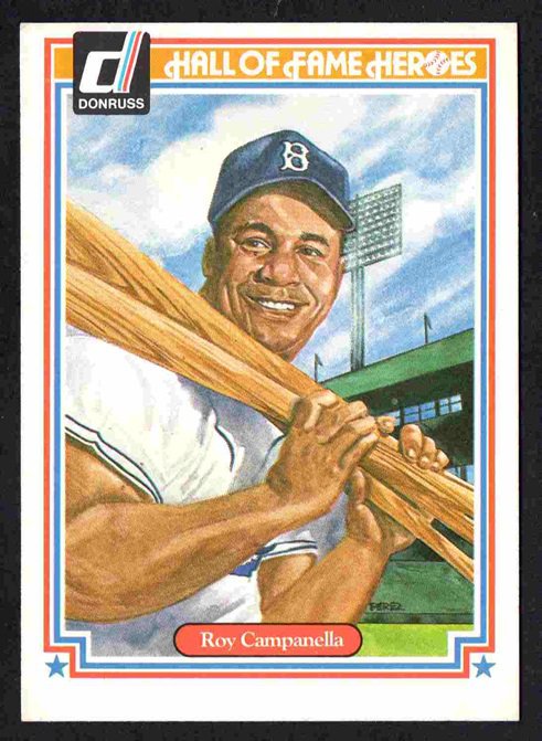 Brooklyn Dodgers Roy Campanella 1983 Donruss Hall of Fame Heroes Baseball Card 39 nr mt