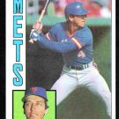 New York Mets Bob Bailor 1984 Topps Baseball Card #654 nr mt