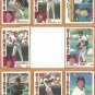 1984 Topps San Francisco Giants Team Lot 24 Jack Clark Darrell Evans Jeff Leonard
