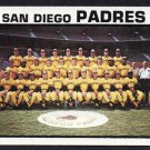 San Diego Padres Team Card 1973 Topps Baseball Card #316 nr mt