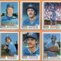 1982 Topps Seattle Mariners Team Lot 24 diff Bruce Bochte Floyd Bannister Tom Paciorek