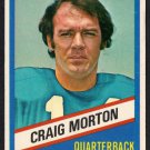 New York Giants Craig Morton 1976 Wonder Bread #1 ex
