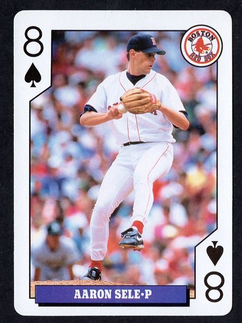 Boston Red Sox Aaron Sele 1993 Baseball Rookies #8S nr mt