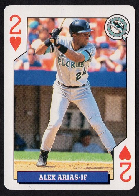 Miami Marlins Alex Arias 1993 Baseball Rookies #2H