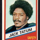 Oakland Raiders Jack Tatum 1976 Wonder Bread #20 ex/em