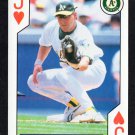 Oakland Athletics Troy Neel 1993 Baseball Rookies Playing Card #JH nr mt