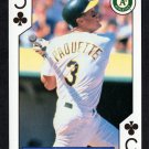 Oakland Athletics Craig Paquette 1993 Baseball Rookies Playing Card #5C nr mt