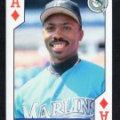 Florida Marlins Inaugural Year Chuck Carr 1993 Baseball Rookies Playing Card #AD nr mt