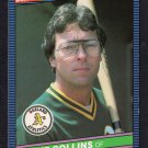 Oakland Athletics Dave Collins 1986 Donruss #218 nr mt