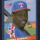 Texas Rangers Tommy Dunbar 1986 Donruss #221 nr mt