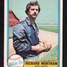 Chicago White Sox Richard Wortham 1981 Fleer #347 nr mt