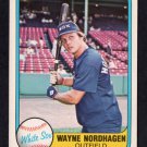 Chicago White Sox Wayne Nordhagen 1981 Fleer #348 nr mt