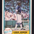 Chicago White Sox Lamar Johnson 1981 Fleer #350 nr mt