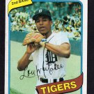 1980 Topps Baseball Card #358 Detroit Tigers Lou Whitaker ex/em 1980 Topps Baseball Card #358 Detroit Tigers Lou Whitaker ex/em