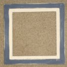 8X8 Faux Double picture frame  soldier blue & white