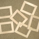 6 ACEO WOOD PICTURE FRAMES 2½X3½ UNFINISHED